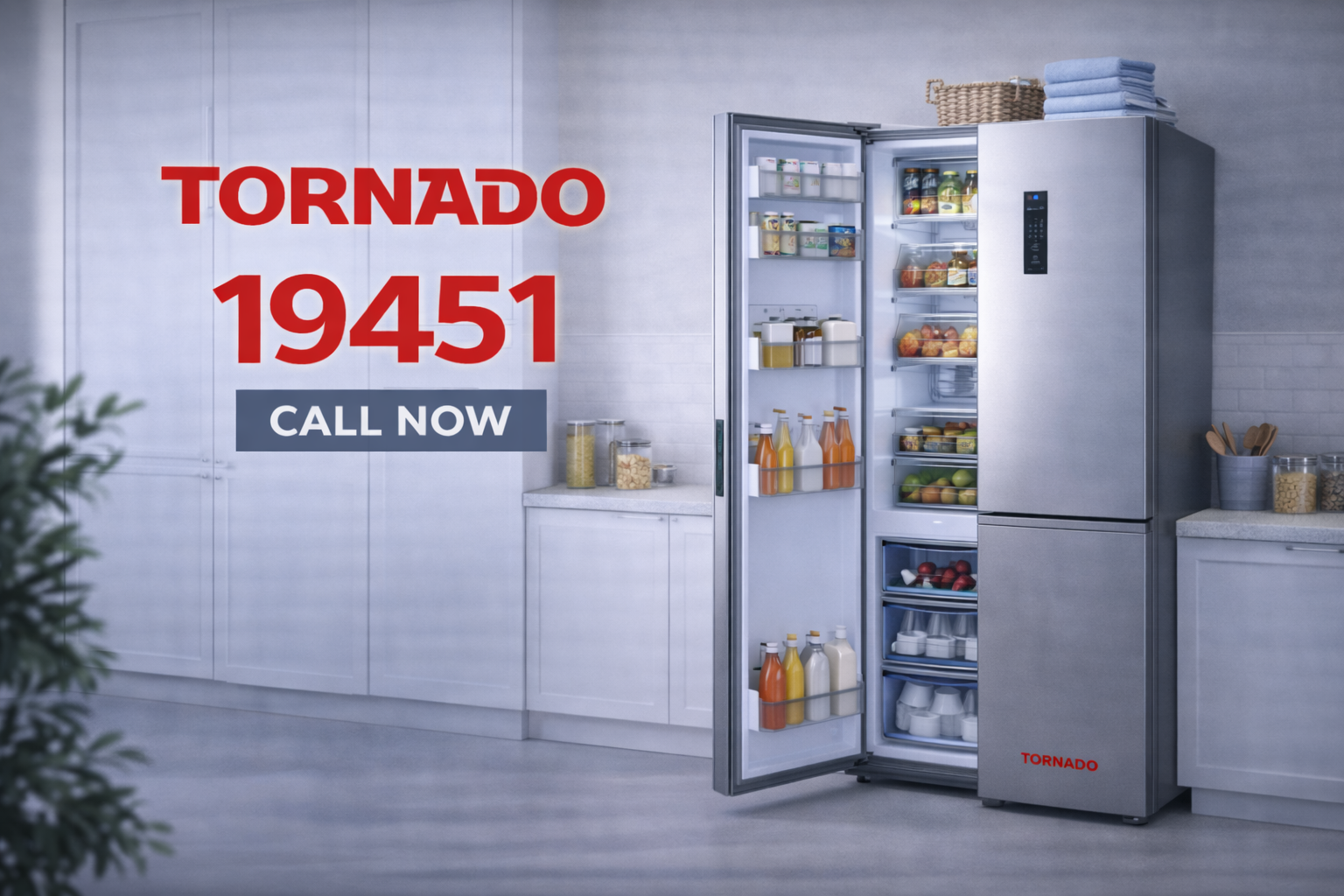 صيانة ثلاجة تورنيدو