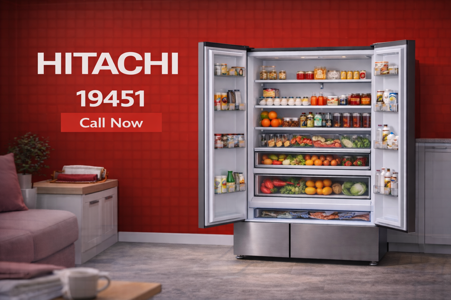 صيانة ثلاجة هيتاشي