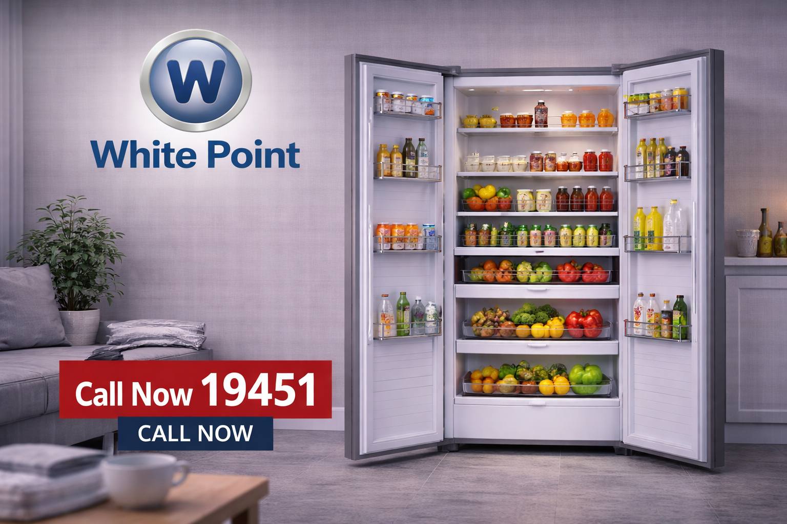 صيانة ثلاجة وايت بوينت