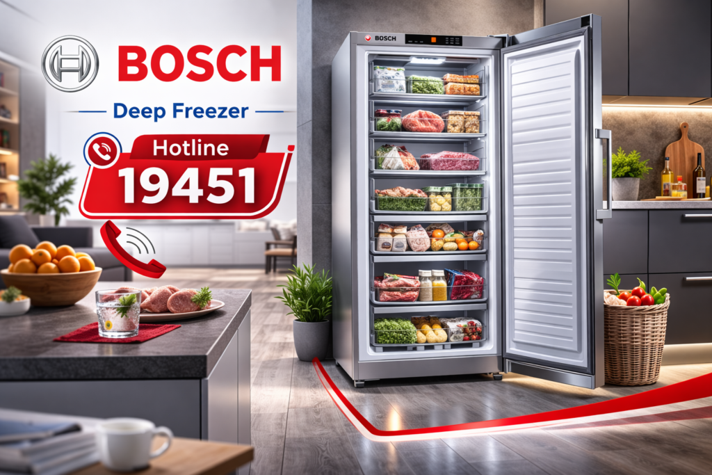 صيانة ديب فريزر بوش