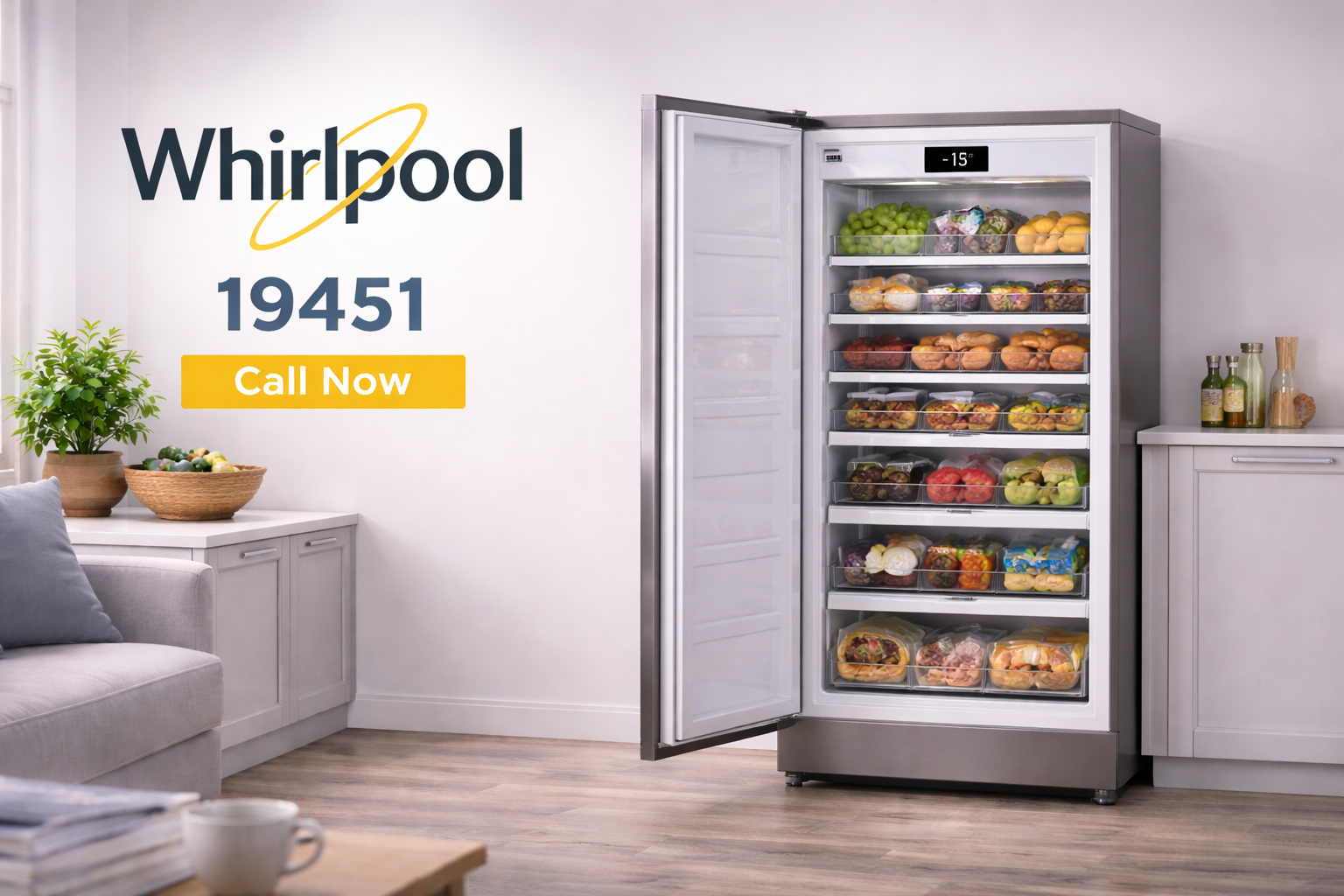 صيانة ديب فريزر ويرلبول