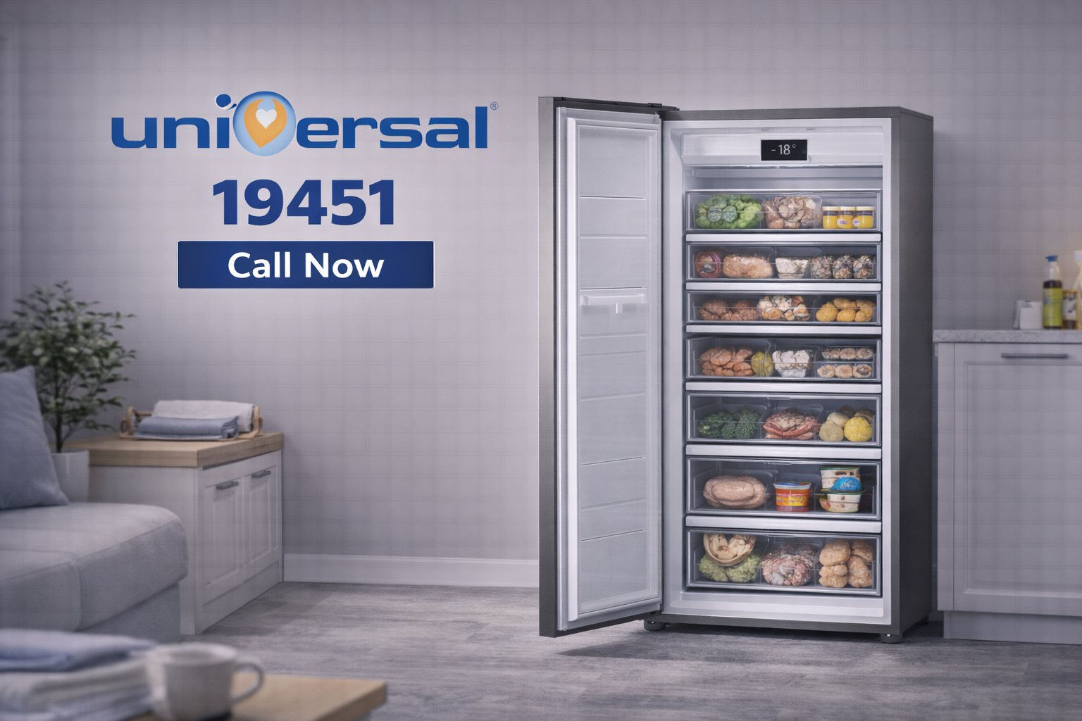 صيانة ديب فريزر يونيفرسال