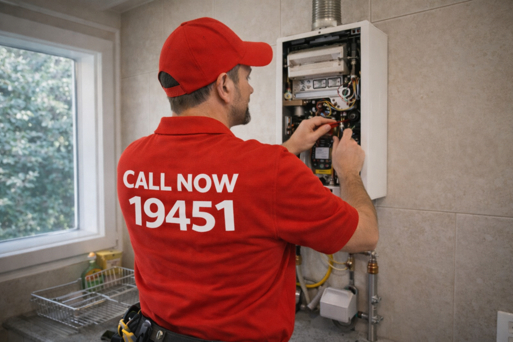 صيانة سخان غاز