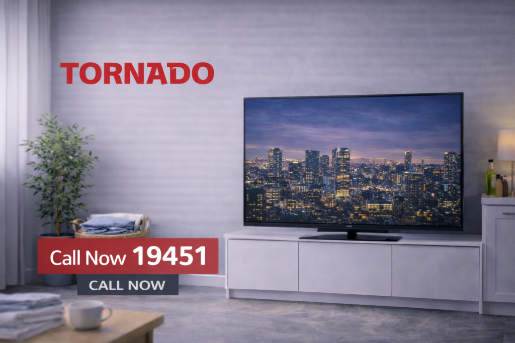 صيانة شاشة تورنيدو