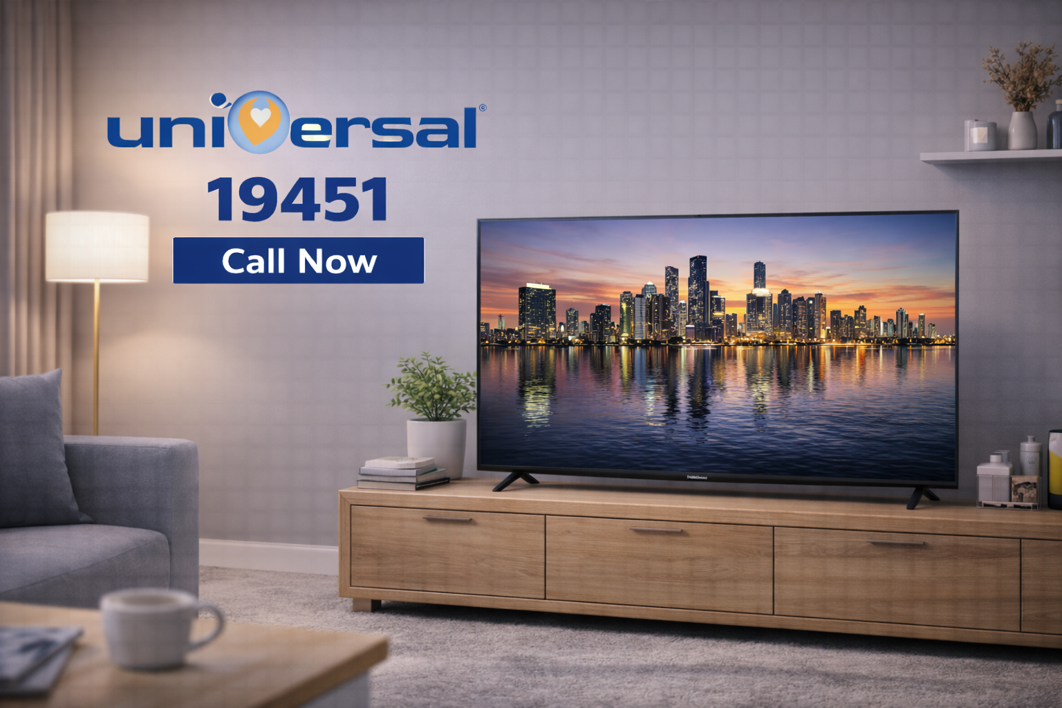 صيانة شاشة يونيفرسال