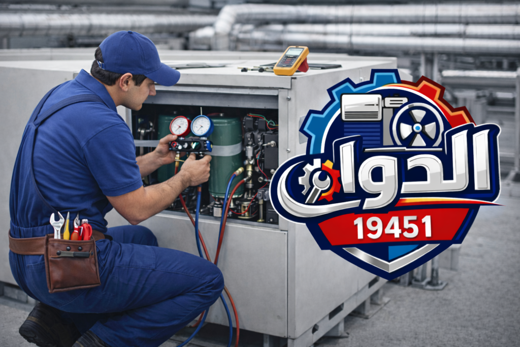 صيانة شيلر تبريد مركزي