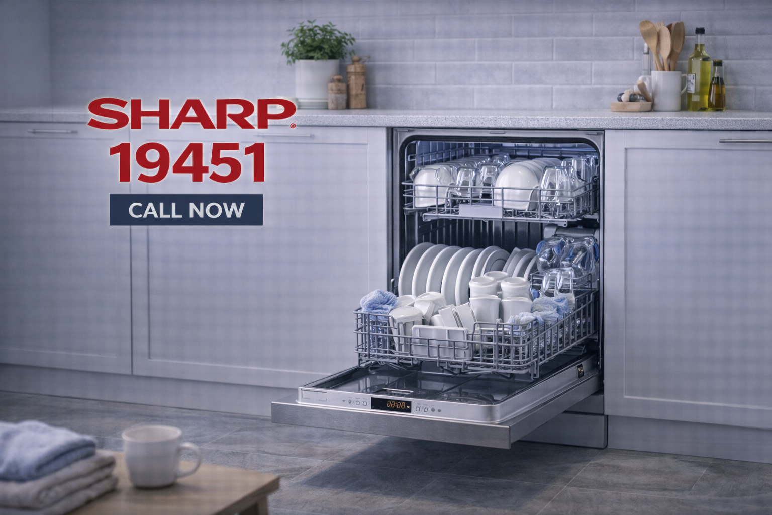 صيانة غسالة اطباق شارب