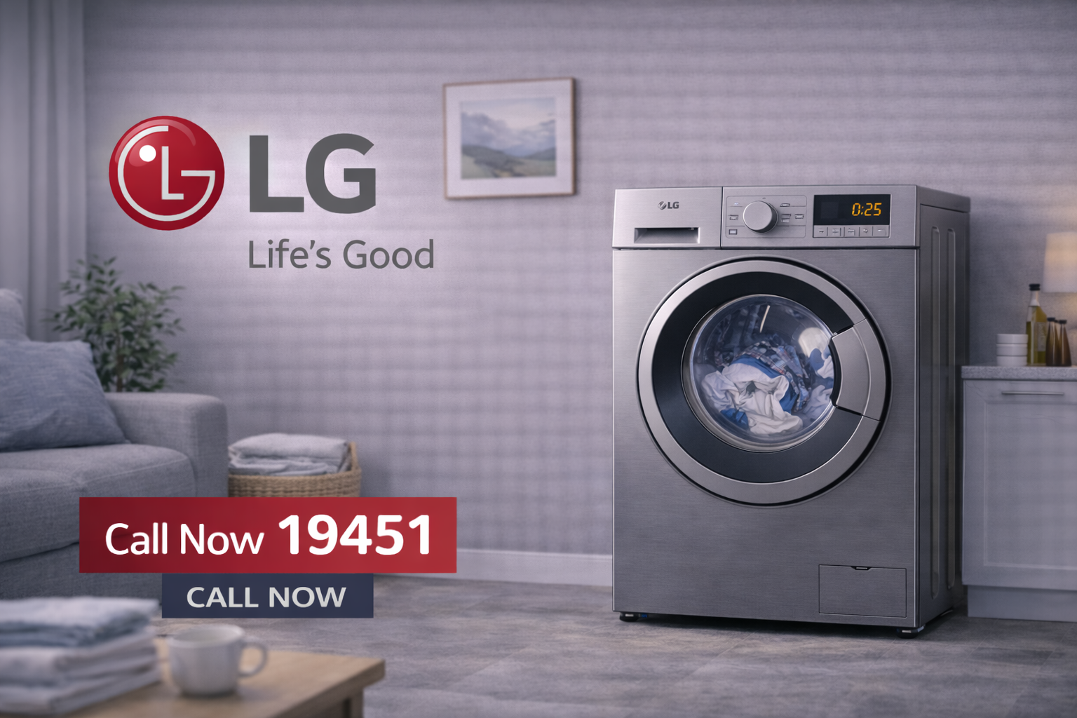 صيانة غسالة ال جي