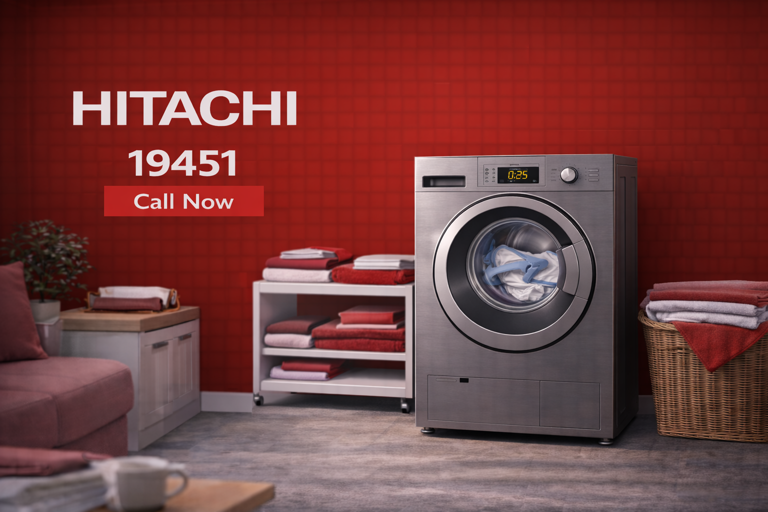 صيانة غسالة هيتاشي