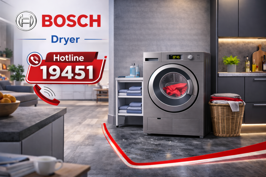 صيانة مجفف ملابس بوش